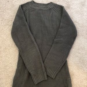 Tobi Olive Green Oversized Sweater